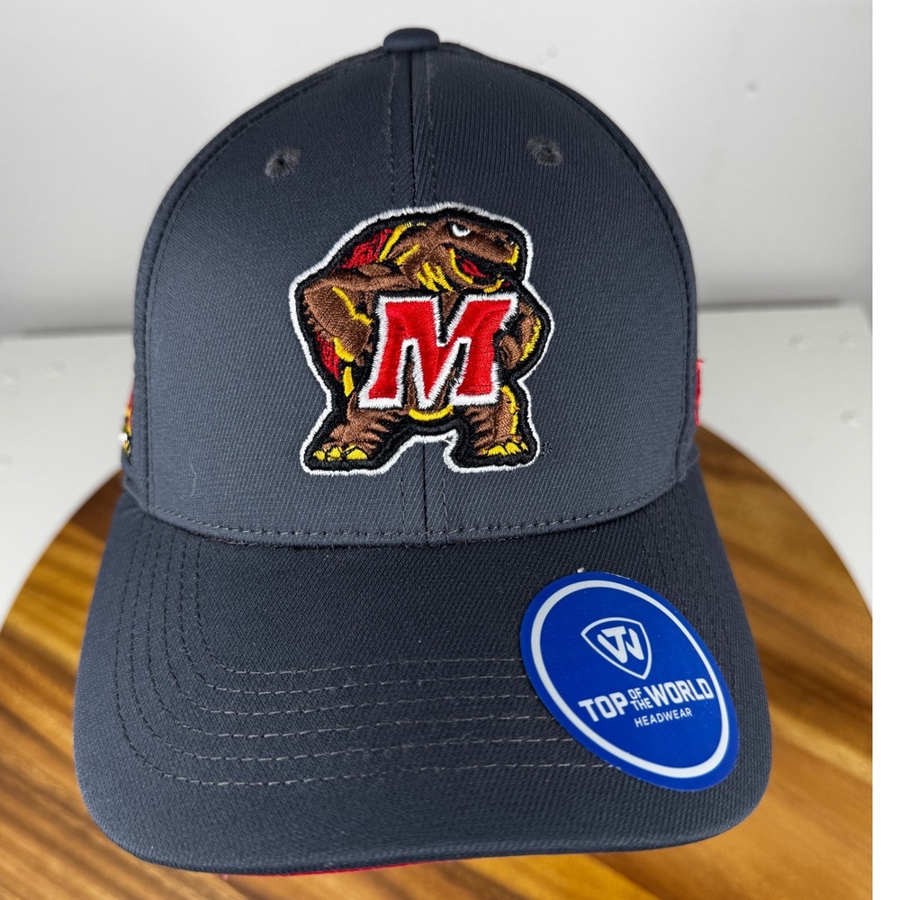 Top of the World Mens University‎ of Maryland Terrapins Baseball Cap Gray OSFA